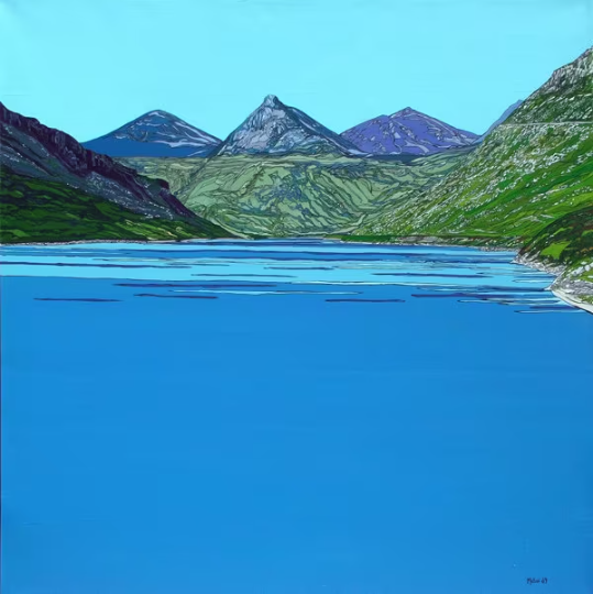 Mountains Of Mourne. The Silent Valley. Kilkeel. Co. Down. Art Print. Mounted. Eddie Mallon.