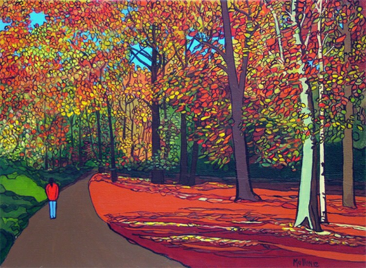 Tollymore Forest Park. Newcastle. Co. Down. Art Print. Mounted. Eddie Mallon.