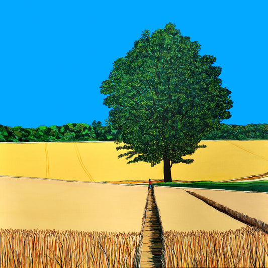 Seaforde Gardens. Butterfly house. Harvest Time. Art Print. Mounted. Eddie Mallon.