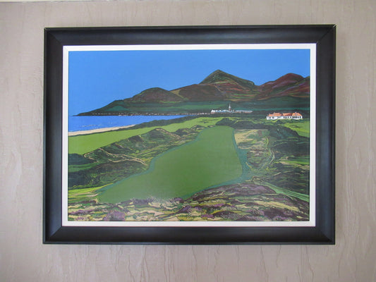 Royal County Down Golf Club. Newcastle. Co. Down. Original acrylic Painting. Eddie Mallon