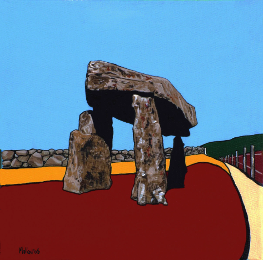 Dolmen. Legananny Dolmen. Leitrim. Co. Down. Art Print. Mounted. Eddie Mallon.