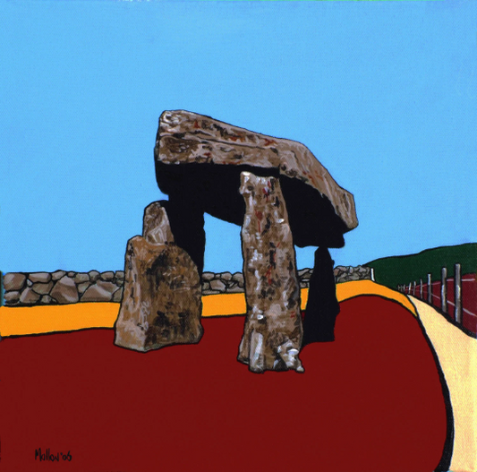 Dolmen. Legananny Dolmen. Leitrim. Co. Down. Art Print. Mounted. Eddie Mallon.