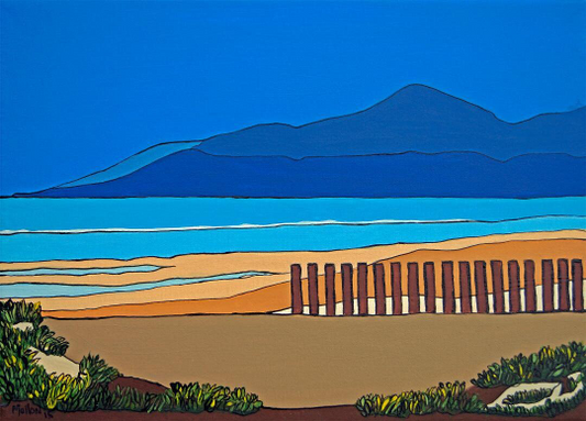 Mountains of Mourne. Murlough Bay. Co. Down. Art Print. Mounted. Eddie Mallon.