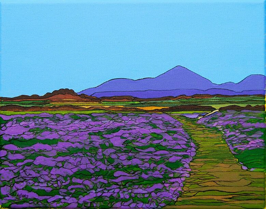 Mountains of Mourne. Murlough. Co. Down. Art Print. Mounted. Eddie Mallon.