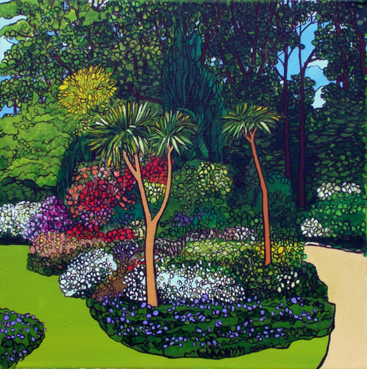 Seaforde Gardens. Co. Down. Butterfly House. Art Print. Mounted. Eddie Mallon.