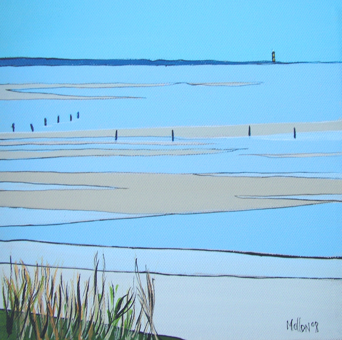 Lighthouse. St. John's Point. Ardglass. Newcastle. Co. down. Art Print. Mounted. Eddie Mallon.