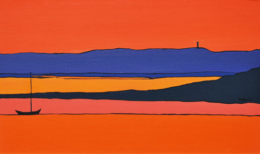 Scrabo Tower. Newtownards. Co. Down. Art Print. mounted. Eddie Mallon.