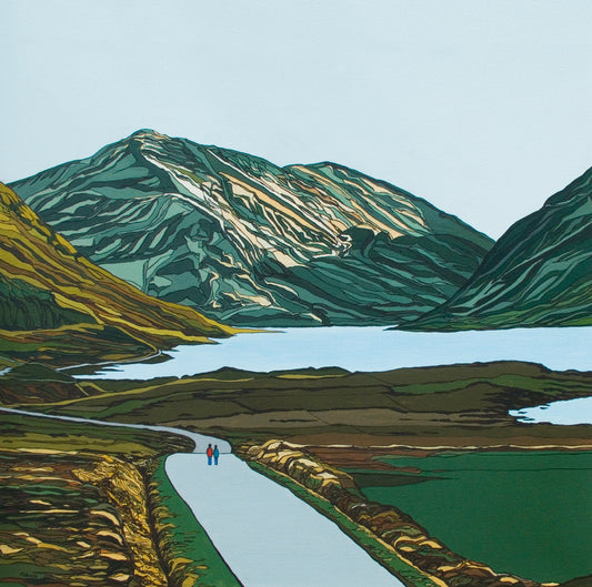 Conemarra. Co. Galway. Connemara National Park. Art Print. Mounted. Eddie Mallon.